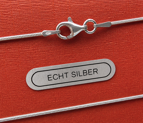 Schlangenkette 925 echt silber - 925,