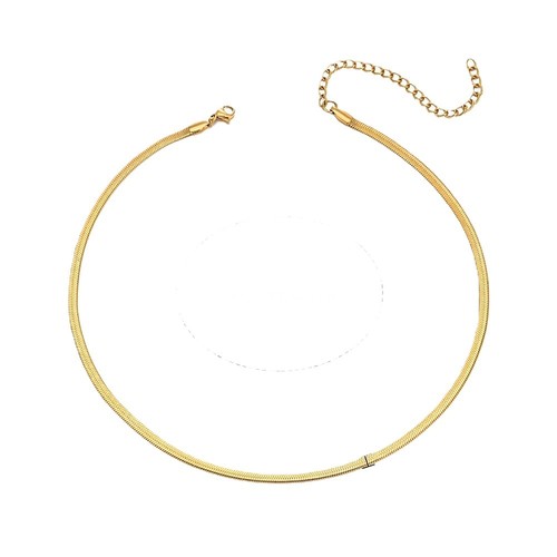 Schlangenkette 18k vergoldet