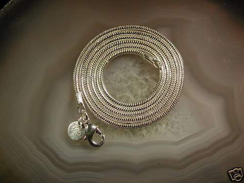 Schlangenkette silber plated - silber,