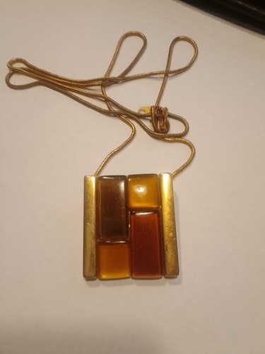Vintage halskette anhänger - halskette,
