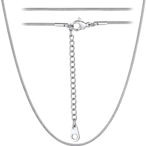Schlangenkette edelstahl damen - edelstahl,