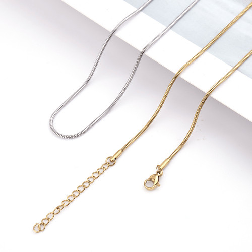 Schlangenkette 18k vergoldet - schlangenkette,