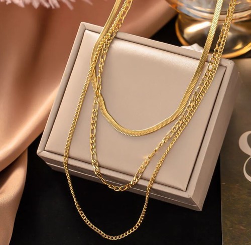Doppel kette damen schmuck - kette,