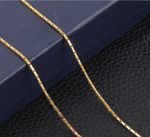 Karat dünne goldkette - 18,