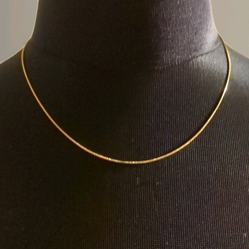 Goldfarbene schlangenkette - goldfarbene,