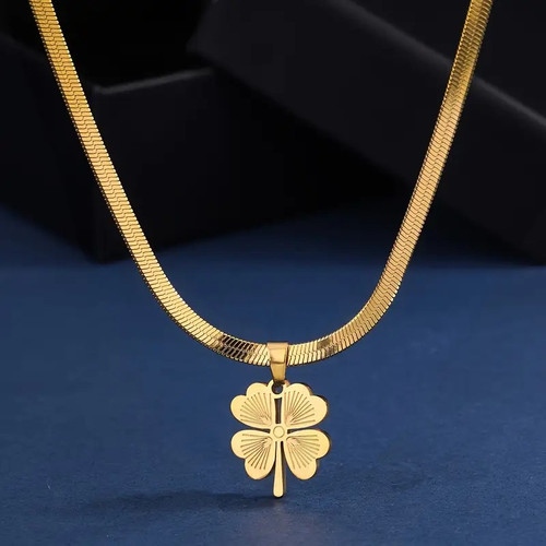 Damen halskette 18k - damen, vergoldet