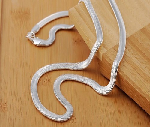 Silberkette schlangenkette - silberkette,