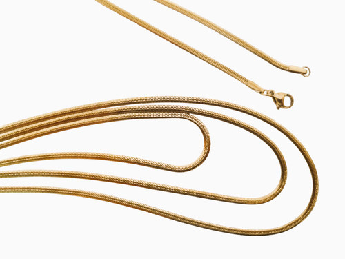 Edelstahl schlangenkette 18k - schlangenkette,