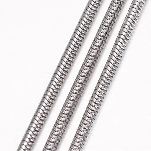 Edelstahl schlangenkette cm - edelstahl, 51