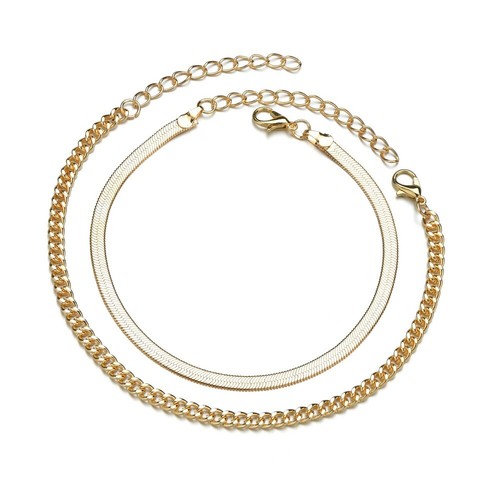 Fußkette frauen accessoire - 2x,