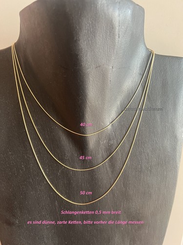 Goldkette 333 schlangenkette - 333,