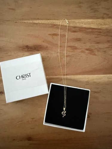 Echtgold kette christ - christ, schlange